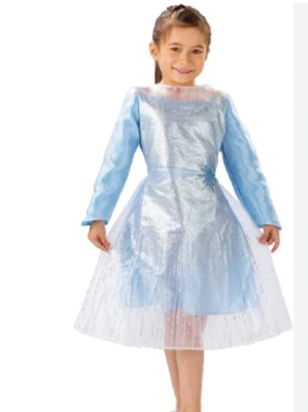 DISNEY Girls Frozen 2 Queen Elsa "Dark Sea" Light-Up Costume Dress | 4-6 - Picture 2 of 13